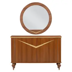 آینه و کنسول مدل Nice-B1 به همراه میز تلویزیون کاتن مدل 1635