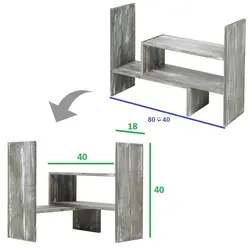 کتابخانه رومیزی کاتن مدل 1297