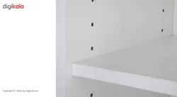 کتابخانه DND مدل توچال - پنج طبقه - سفید کاتن مدل 1273