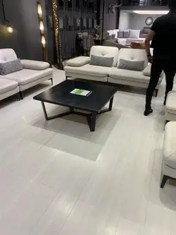 ست میز جلو مبلی و عسلی با پروفیل فولادی و چوب بلوط طبیعی مدل 1002