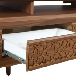 ست میز تلویزیون و میز پذیرایی و عسلی کاتن مدل 523