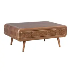 ست میز تلویزیون و میز پذیرایی و عسلی کاتن مدل 523