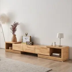 میز تلویزیون کاتن با طراحی مدرن و ارگانیک مدل 492