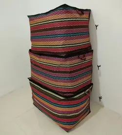 کاور رختخواب جاجیم سایز چهار با ابعاد (۴۷ * ۴۷ * ۸۰) نظم دهنده لباس و لحاف و تشک - ارسال رایگان