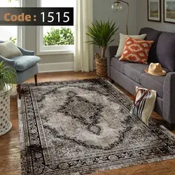 روفرشی کشدار نسکافه ای مشکی طرح وینتیج B۱۵۱۵ - با فیلم زنده