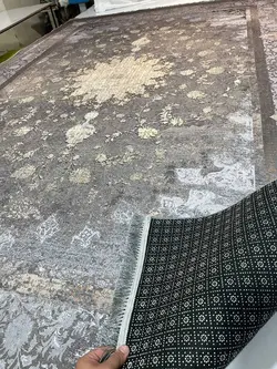 فرشینه ترمزدار طوسی طلایی B۱۵۶۷ - با فیلم زنده