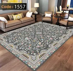 روفرشی کشدار رنگ زمینه طوسی B۱۵۵۷ - با فیلم زنده