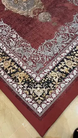 روفرشی کشدار زرشکی طوسی طلایی B۱۹۹۱ - با فیلم زنده