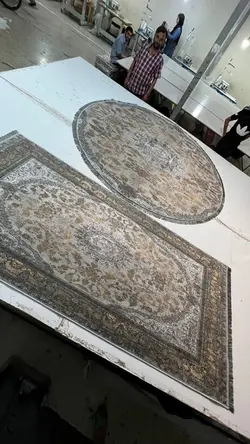 فرشینه ترمزدار طوسی طلایی B۱۶۱۰ - با فیلم زنده