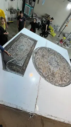 فرشینه ترمزدار طوسی طلایی B۱۶۱۰ - با فیلم زنده