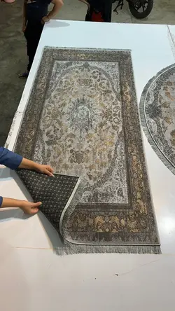 فرشینه ترمزدار طوسی طلایی B۱۶۱۰ - با فیلم زنده