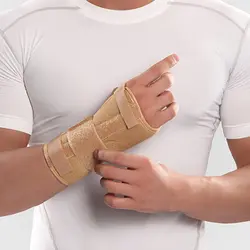مچ بند آتل دار كوتاه با زاويه فانكشنال (چپ و راست)                 Wrist Splint with Hard Bar