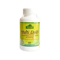 قرص مولتی دیلی آلفا ویتامینز 60 عدد