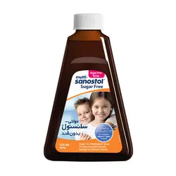 شربت مولتی سانستول بدون قند 155 میلی لیتر سانستول