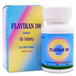 قرص فلاویران 100 میلی گرم 60 عددی اهران تجارت