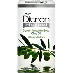 صابون گلیسیرین روغن زیتون GLYCERINE+OLIVE OIL دیترون 110g