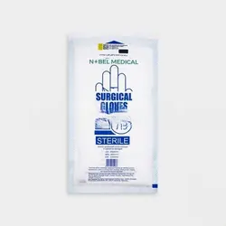 دستکش جراحی لاتکس استریل سایز ۷/۵ پودردار نوبل Nobel