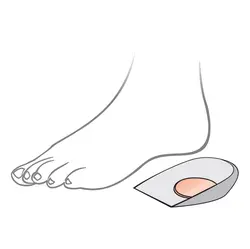 پد خار پاشنه سیلیکونی برند OTESSY کد TH022