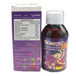 شربت ویتارژین با طعم آناناس بی اس کی 200 میلی