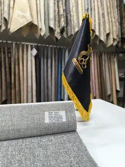 پارچه مبلی گونی بافت رونی کد 3