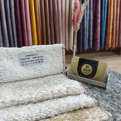 پارچه مبلی مخمل پتینه کارملو کد 1