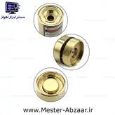 لیزر پوینتر حرارتی برد بلند طلایی با کیف طرح فلزی 5 سر رقص نور شارژی مدل laser gold 2124