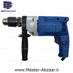 دریل برقی چکشی 13 میلی متری 500 وات نیم تنه فلزی دیمردار دانگ چنگ اصلی و قدرتی مدل DONG CHENG DZJ03-13
