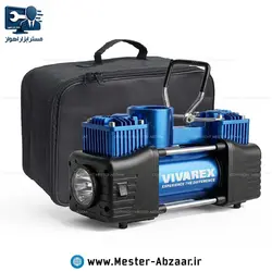 کمپرسور هوا پمپ باد دو سیلندر فندکی یکسال گارانتی ویوارکس خودرو مدل vivarex VR1206-ACT