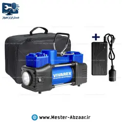 کمپرسور هوا پمپ باد دو سیلندر فندکی یکسال گارانتی ویوارکس خودرو مدل vivarex VR1206-ACT