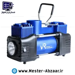 کمپرسور هوا پمپ باد دو سیلندر فندکی یکسال گارانتی ویوارکس خودرو مدل vivarex VR1206-ACT