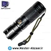 چراغ قوه حرفه ای شکاری فلزی زوم دار شارژی بسیار قوی رویلنگ مدل RUILANG RL-W409 LED