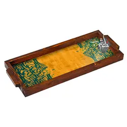 سینی چوبی رولت خوری طرح خوشنویسی – کد SR-507