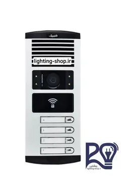 پنل ۴واحدی تصویری عمودی کارتی الکتروپیک مدل ۱۰۸۶ FD-RFID