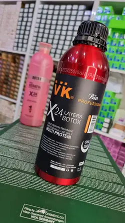 بوتاکس مو 24 لایه وی کی VK X24 LAYERS BOTOX حجم 1400 میل