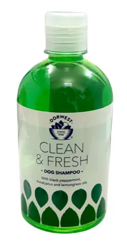 شامپو مخصوص سگ رایحه نعنا، اکالیپتوس و به لیمو 500 میل برند Dorwest