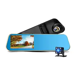 آینه مانیتور دار و دوربین دنده عقب مدل H2