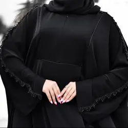 مانتو عبایی مجلسی جواهر دوزی شده کار دست