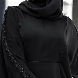 مانتو عبایی مجلسی جواهر دوزی شده کار دست