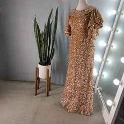 لباس مجلسی مزونی پولک مخمل سایز 36 تا48