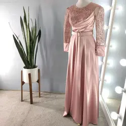 لباس مجلسی زنانه پوشیده ساتن و پولک عقد فرمالیته نامزدی پیراهن مجلسی زنانه سایز 36 تا 48 مشکی