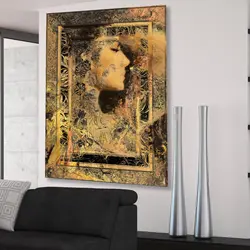 تابلو بوم نقاشیخط هنری مدرن ایرانی گالری چارگوش مدل 2945