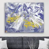 تابلو بوم سمازن هنری مدرن به نیکی گرای از گالری چارگوش مدل 2551