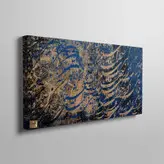 تابلو بوم نقاشیخط هنری مدرن ایرانی گالری چارگوش مدل 7537.2