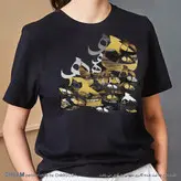 تیشرت طرح هنری ترکیب حرف ه برند چام از گالری چارگوش 2842