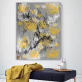 تابلو بوم نقاشیخط هنری مدرن ایرانی گالری چارگوش مدل 7565