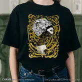 تیشرت هنری طرح خیال روی تو حافظ برند چام از گالری چارگوش 2358