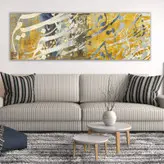 تابلو بوم نقاشیخط هنری مدرن ایرانی گالری چارگوش مدل 2785.1