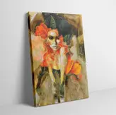 تابلو بوم نقاشیخط هنری مدرن ایرانی گالری چارگوش مدل 2903.