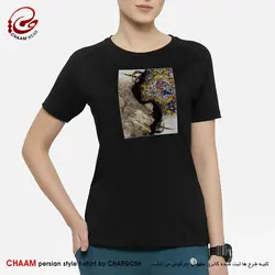 تیشرت هنری ایرانی با شعر ای یوسف خوش نام ما خوش می‌روی بر بام ما برند چام 7218