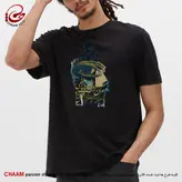 تیشرت مدرن هنری با شعر مرا چشمیست خون افشان ز دست آن کمان ابرو برند چام 2773